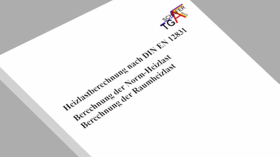 einmalige tga pakete DIN EN 12831
