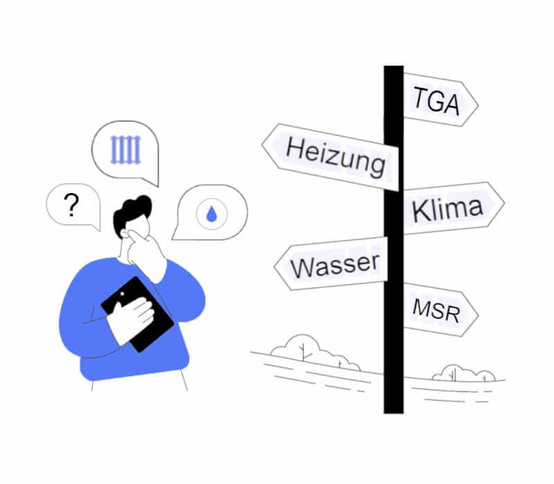 TGA für Gebäudeplanung